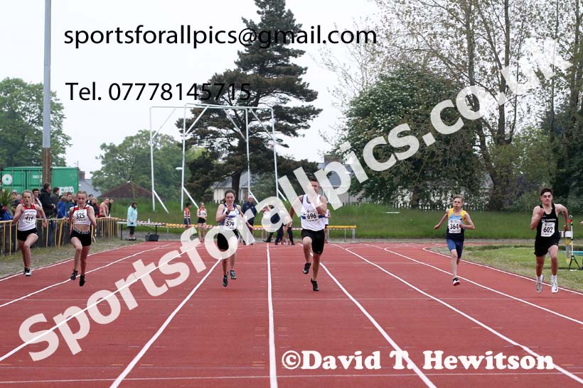 100 metres, 2021 North East Grand Prix No. 3, Monkton, Wednesday, june 2nd. Photo: David T. Hewitson/Sports for All Pics